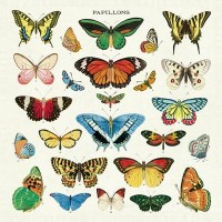 Butterflies Vintage Napkins (4)