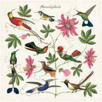 Hummingbird Vintage Napkins (4)