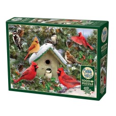 Puzzle 1000 pieces - Festive Nest Box