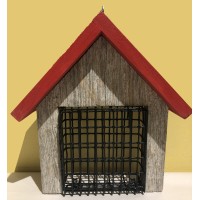 Barn Wood Suet Feeder