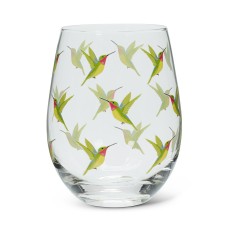 Hummingbird Stemless Glass