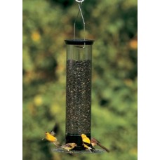 Mangeoire à oiseaux transparente anti-écureuil en acrylique avec ventouse  puissante et plateau coulissant détachable