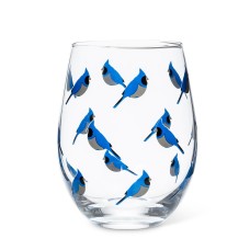 Blue Jay Stemless Glass