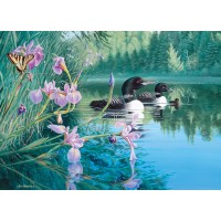 Puzzle 500 pieces - Loon and Iris