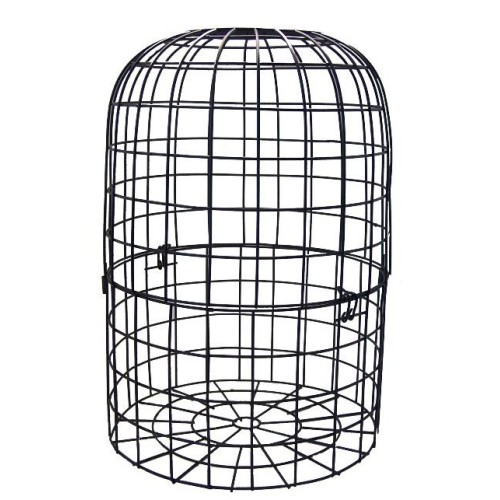 Cage de protection pour mangeoire au sol - Noire
