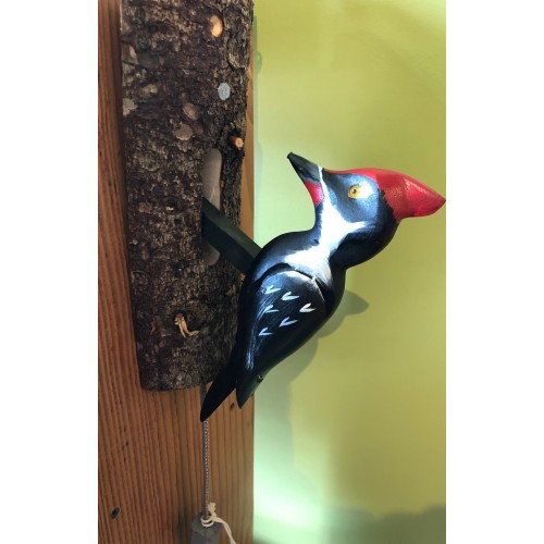 Male Pileated Woodpecker Door Knocker 