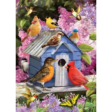 Puzzle 1000 pieces - Spring Birdhouse