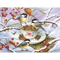 Puzzle 275 pieces - Chickadee Tea