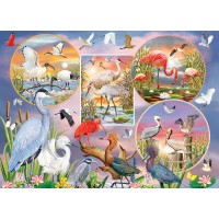 Puzzle 1000 pieces - Water Birds