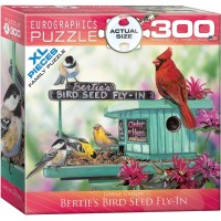 Puzzle 300 pieces - Bertie's Bird Seed Fly-In