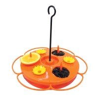 Oriole Feeder for nectar, jelly, and orange halves