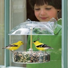 Droll Yankees Window Feeder with Height Adjustable Dome