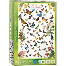Casse-tête 1000 morceaux - Papillons