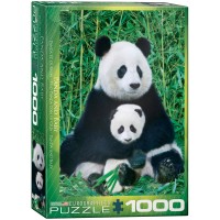 Puzzle 1000 pieces - Panda & Baby