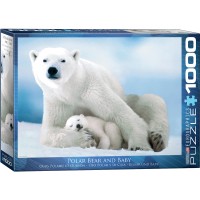 Puzzle 1000 pieces - Polar Bear & Baby