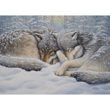 Puzzle 1000 pieces - Winter Wolves