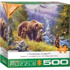 Puzzle 500 pieces - Grizzly Cubs