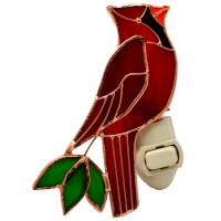 Veilleuse Cardinal Vitrail